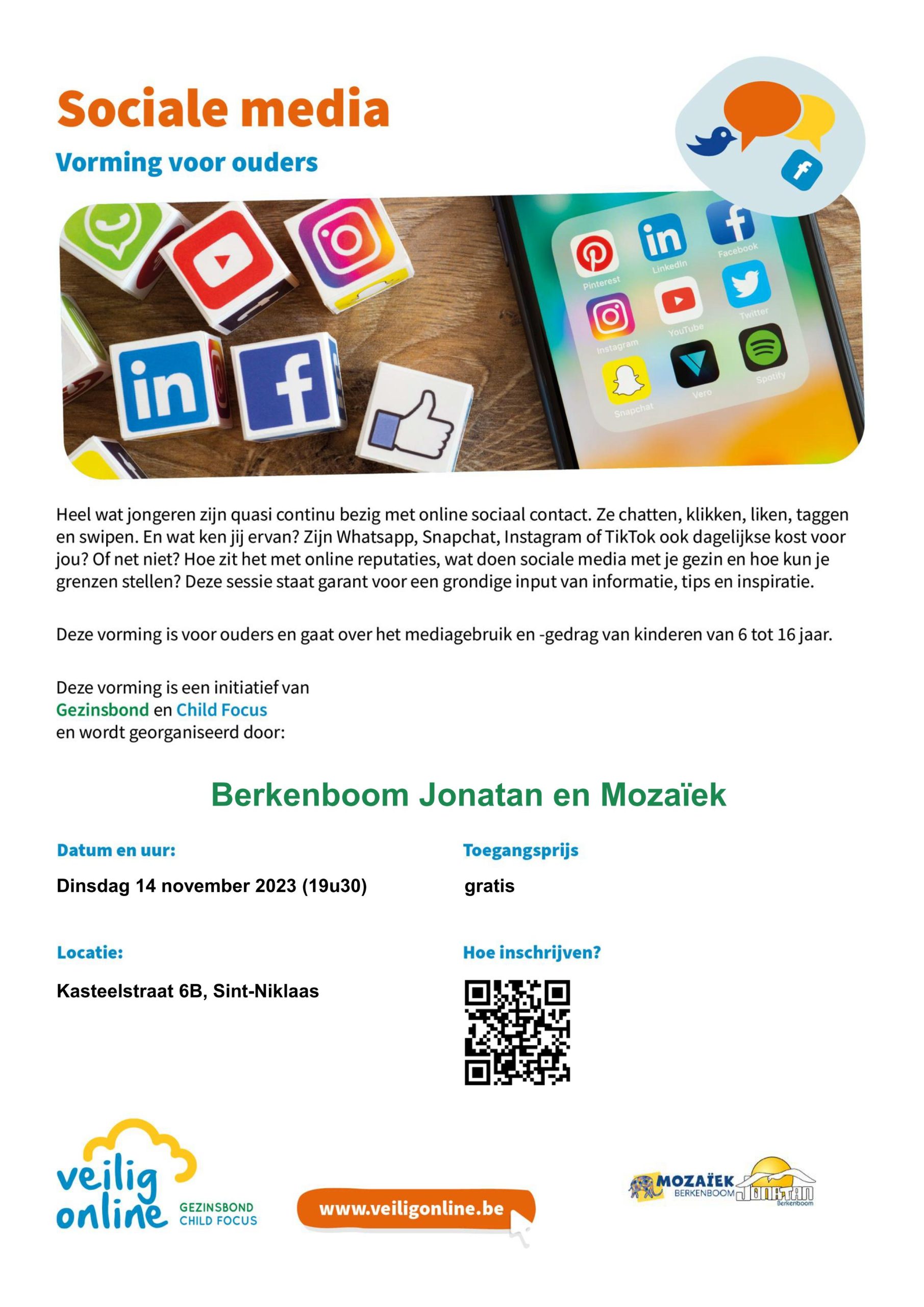 Info-avond ‘Veilig online: sociale media’